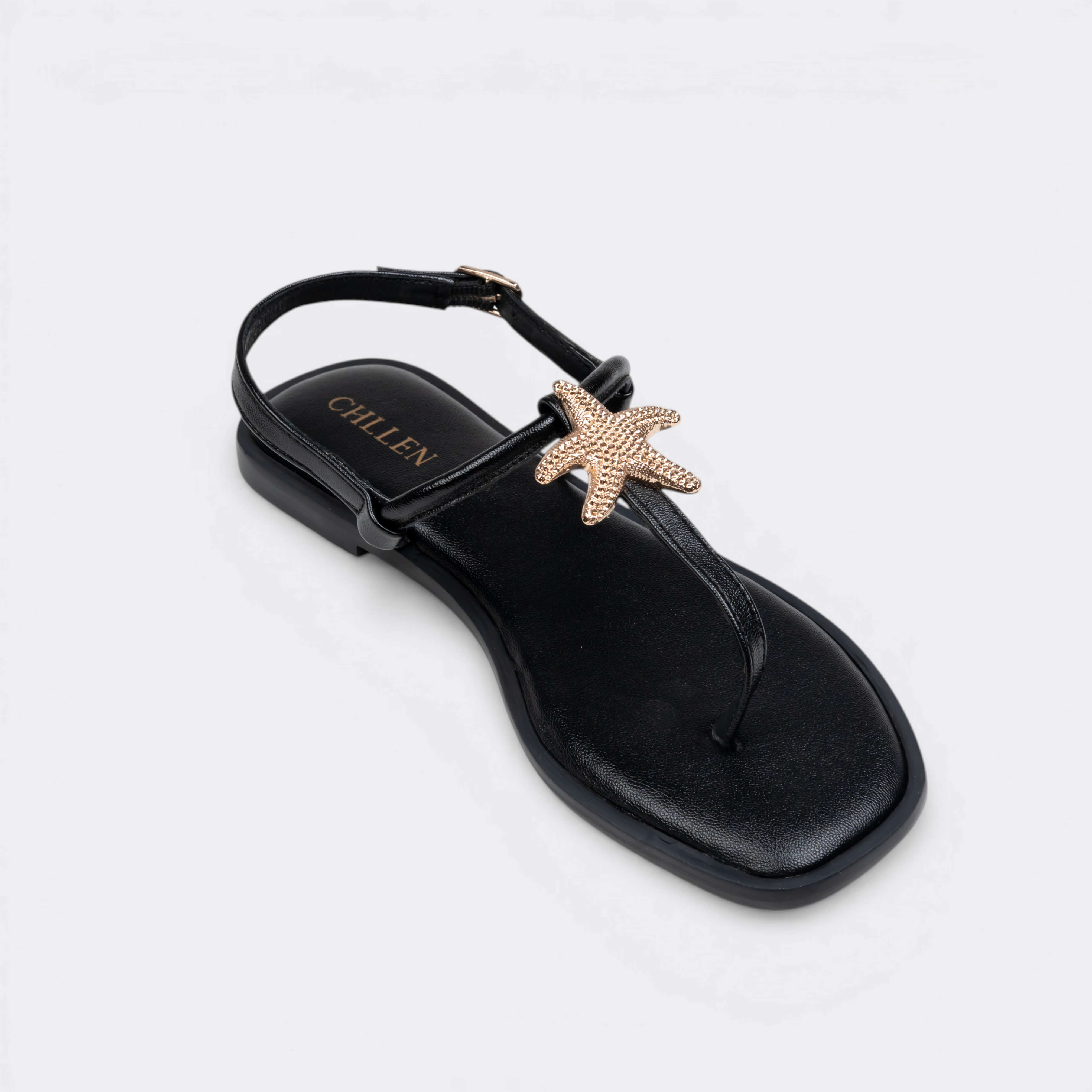 CHLLEN Star Charm Strap Sandals
