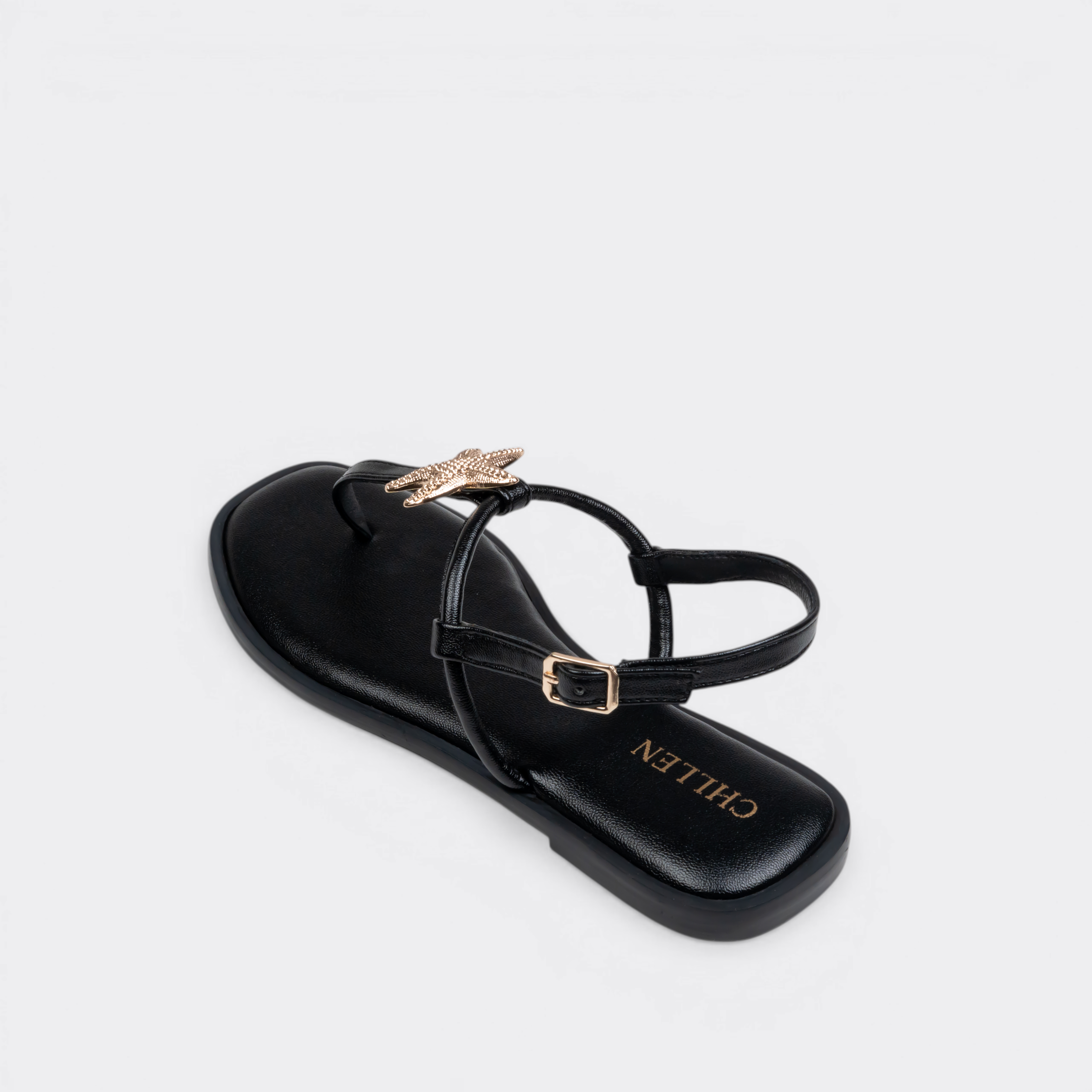 CHLLEN Star Charm Strap Sandals
