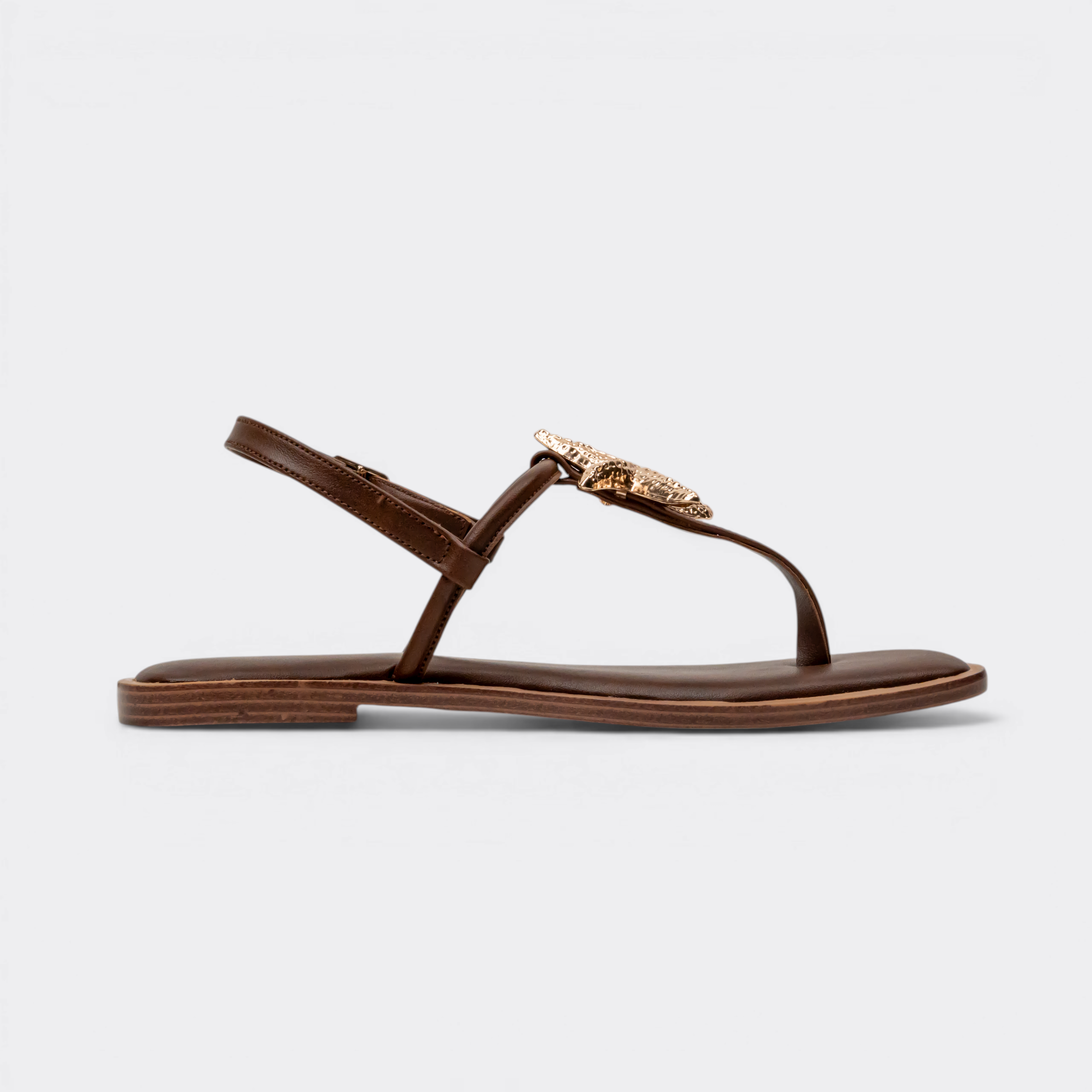 CHLLEN Cocoa Star Charm Strap Sandals
