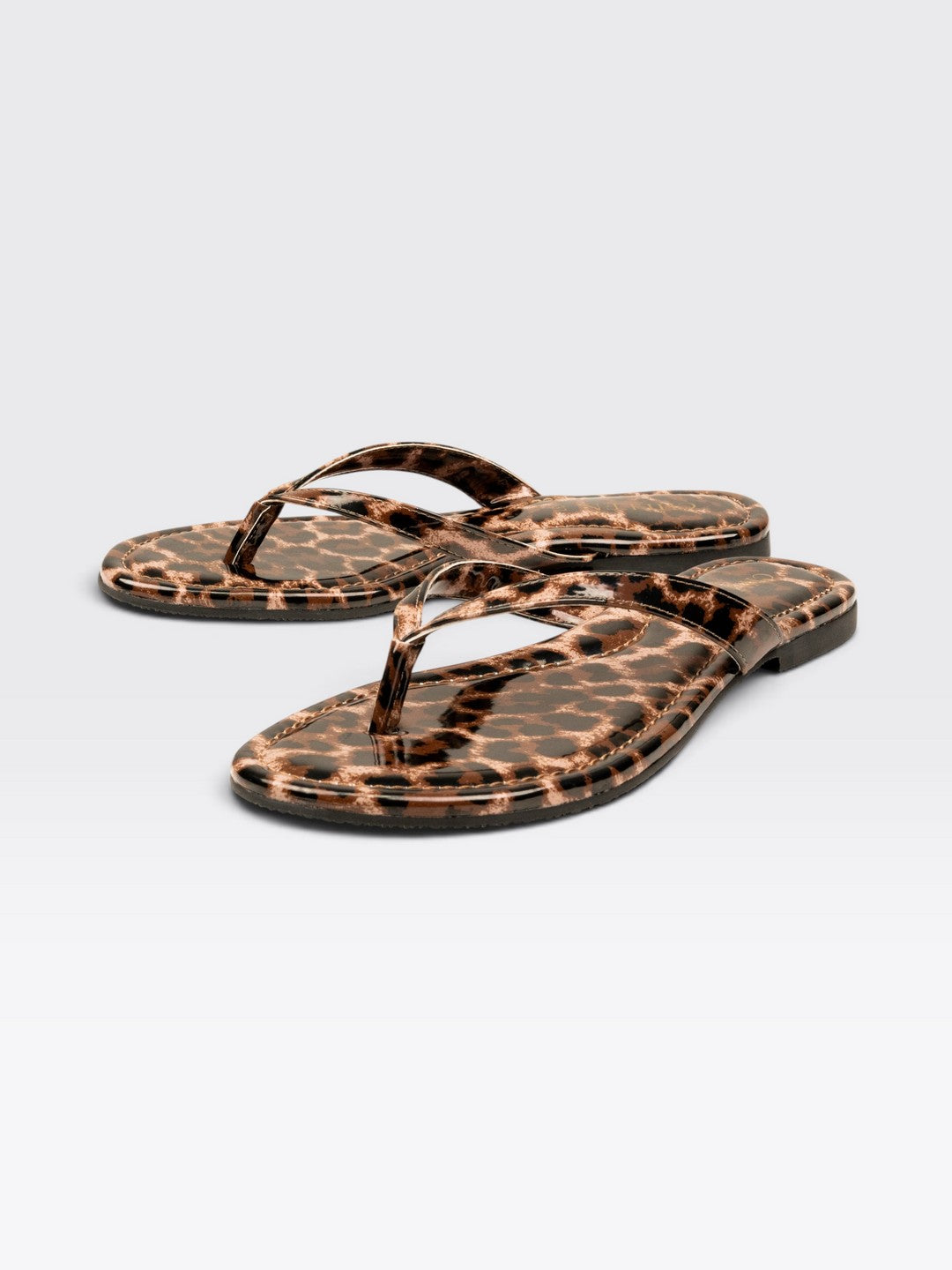 CHLLEN Womens Leopard Print Flats
