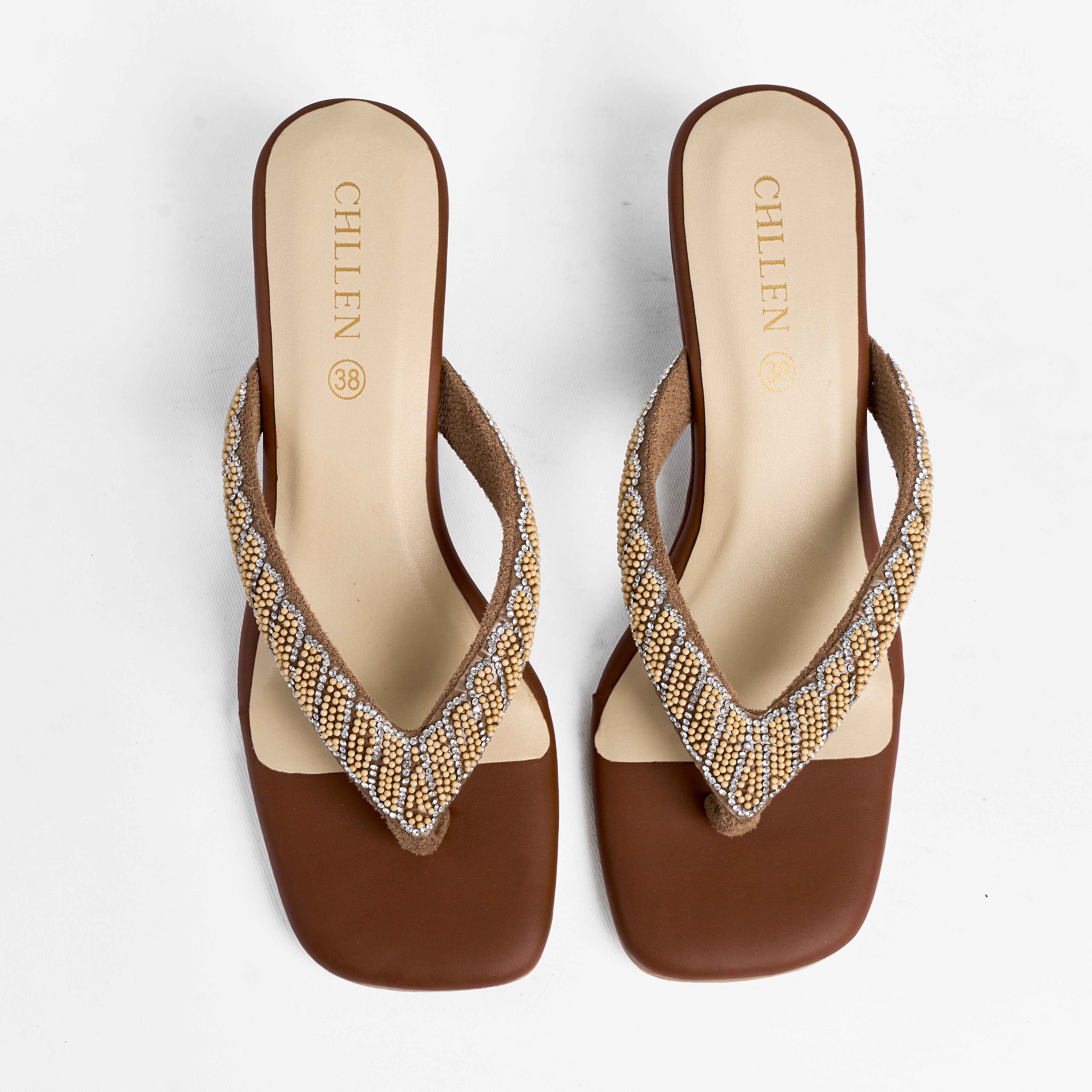 The "Desert Bloom" Embellished Wedge