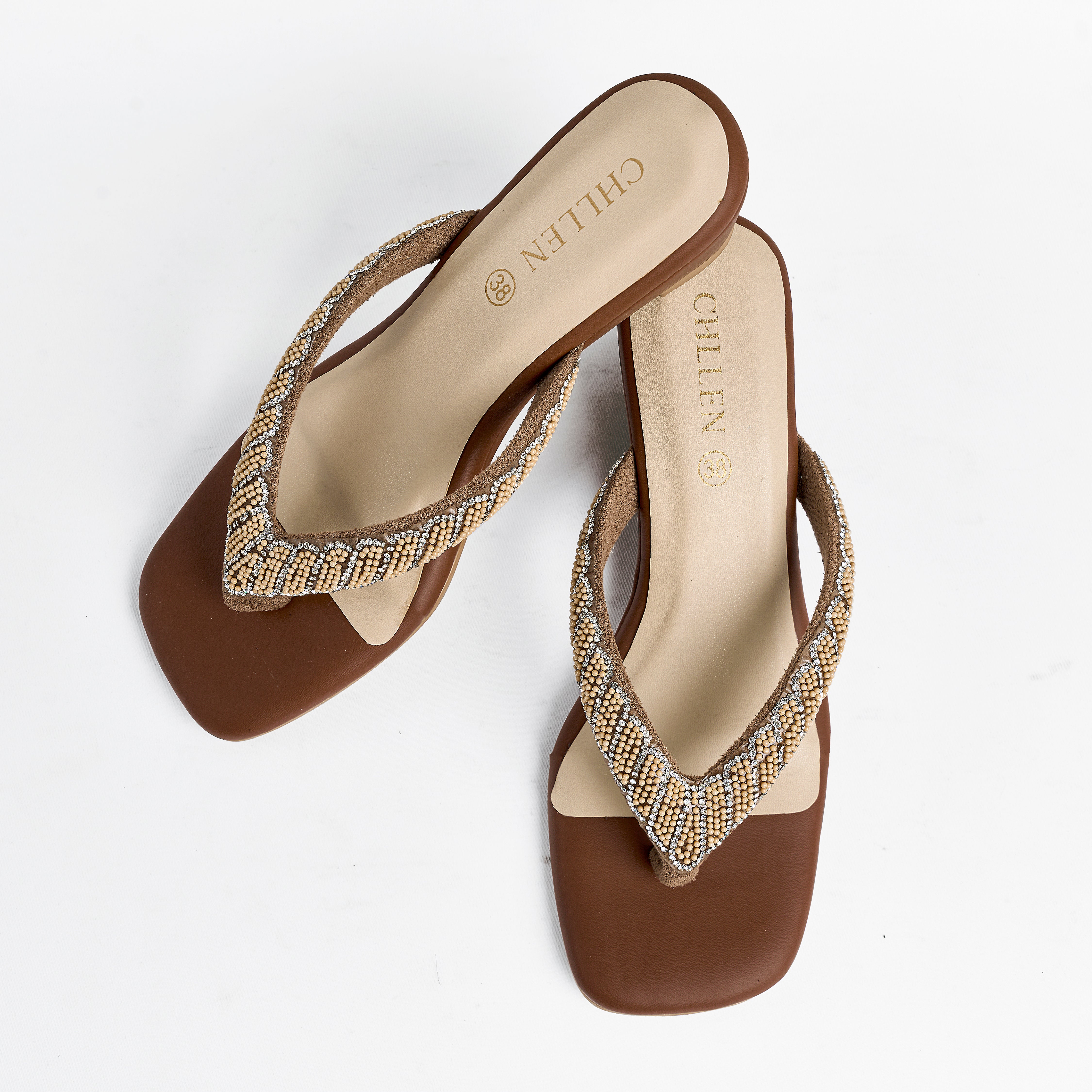 The "Desert Bloom" Embellished Wedge