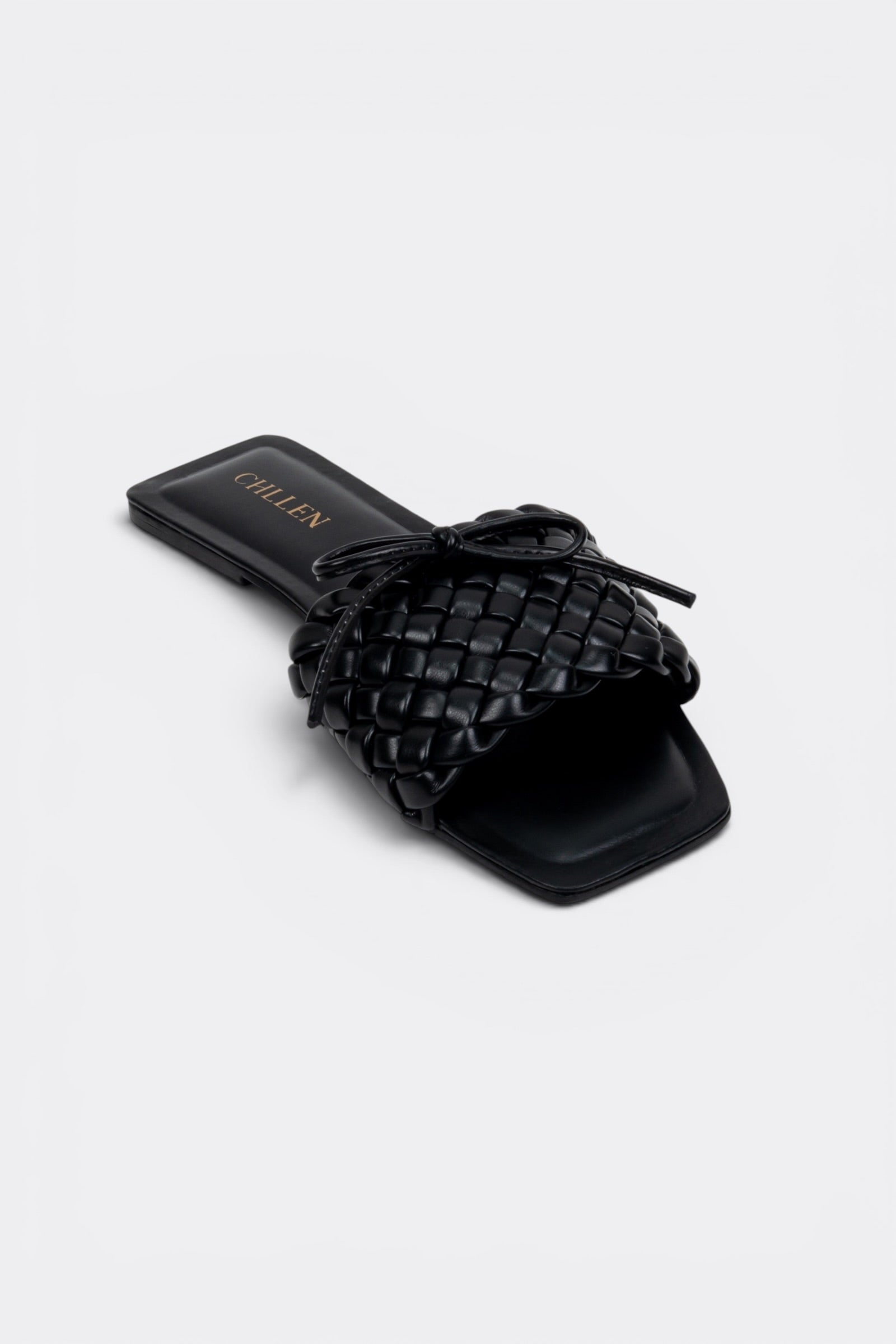 CHLLEN Signature Woven Bow Flats