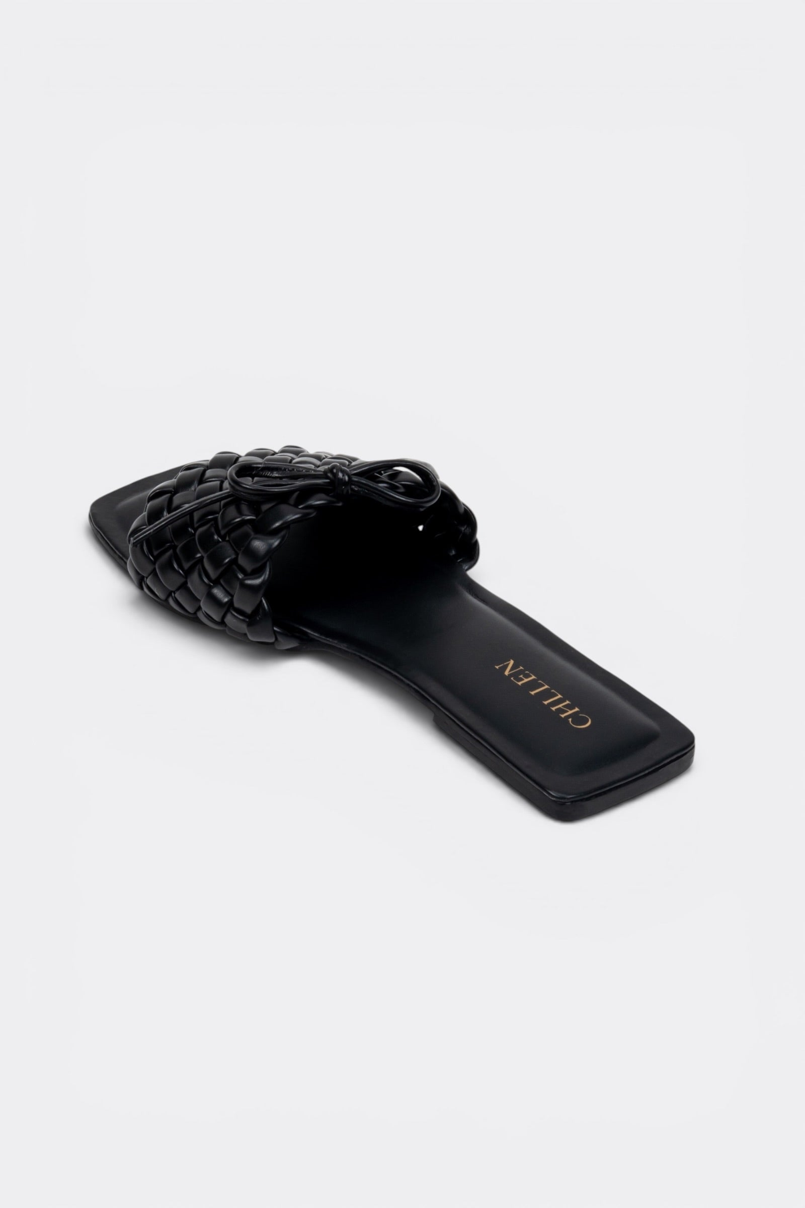 CHLLEN Signature Woven Bow Flats