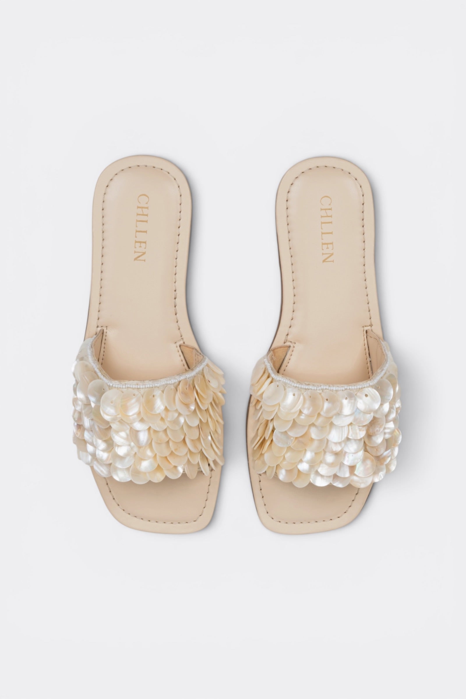 CHLLEN Pearl Bloom Flats