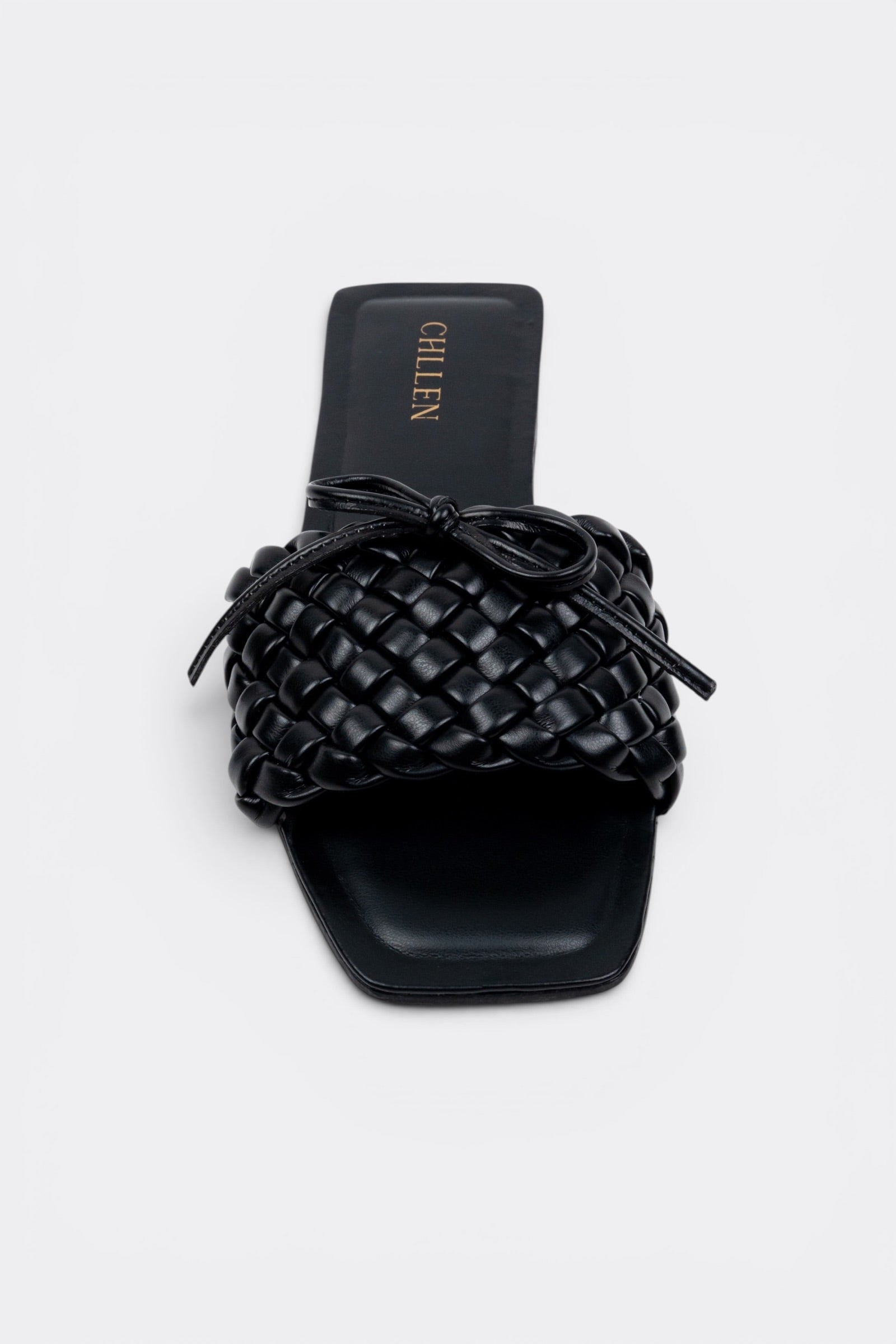 CHLLEN Signature Woven Bow Flats