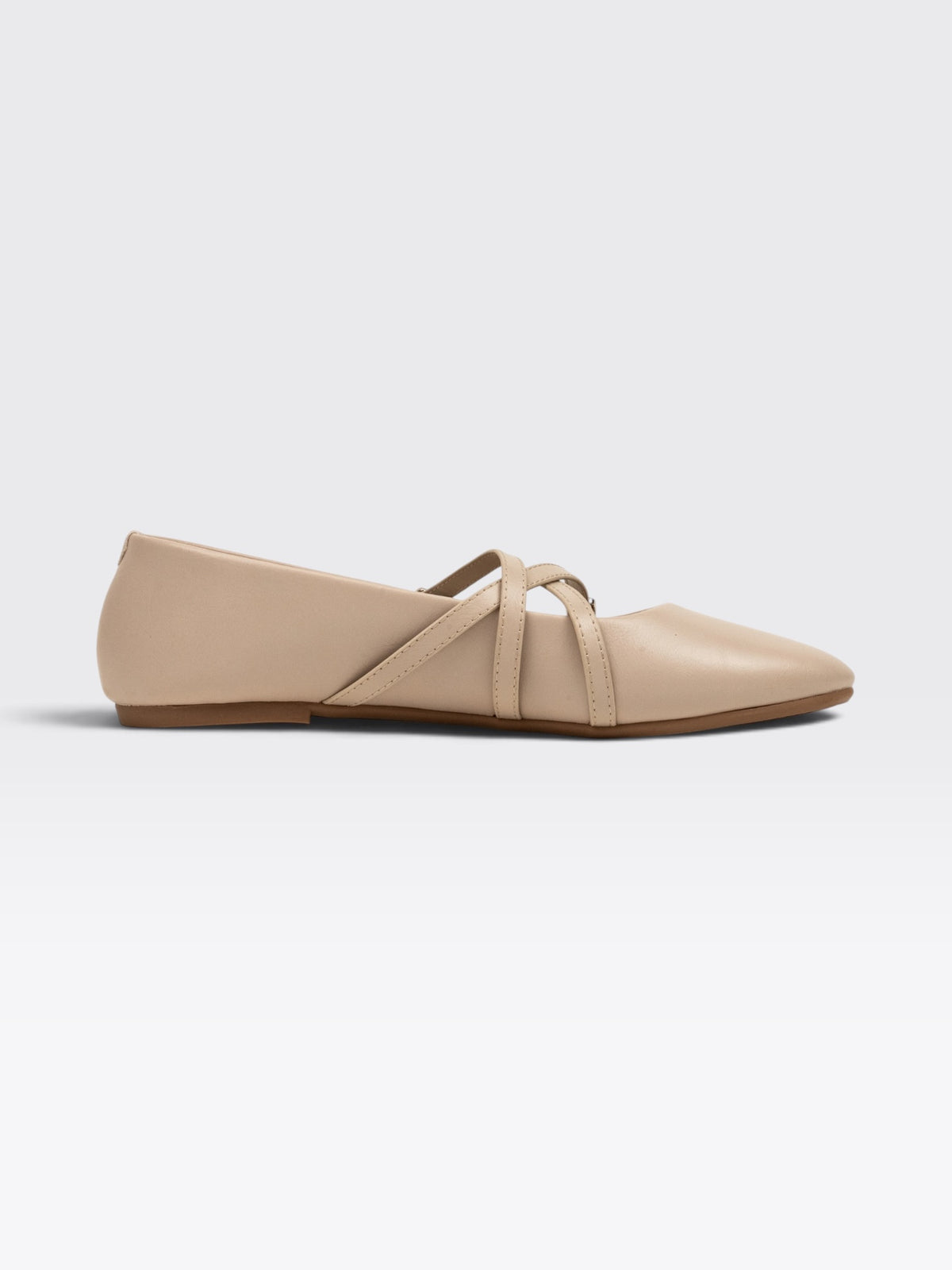 CHLLEN Verona Ivory Mary Jane Flats
